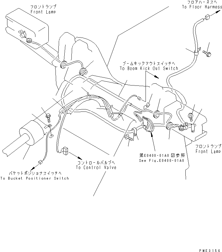 Жгут проводов 416-06-22111 KOMATSU