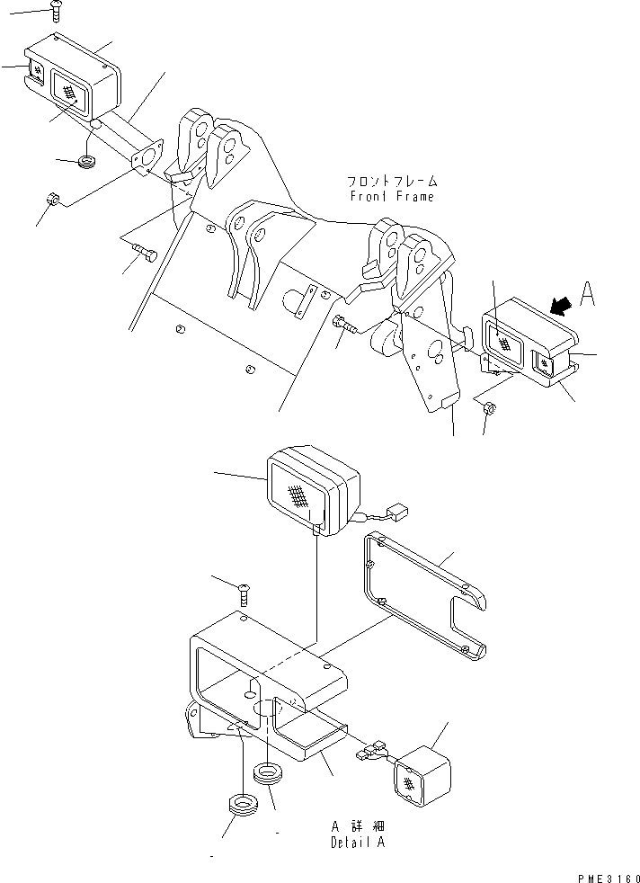 SUPPORT,RIGHT 417-T8-0A570 KOMATSU