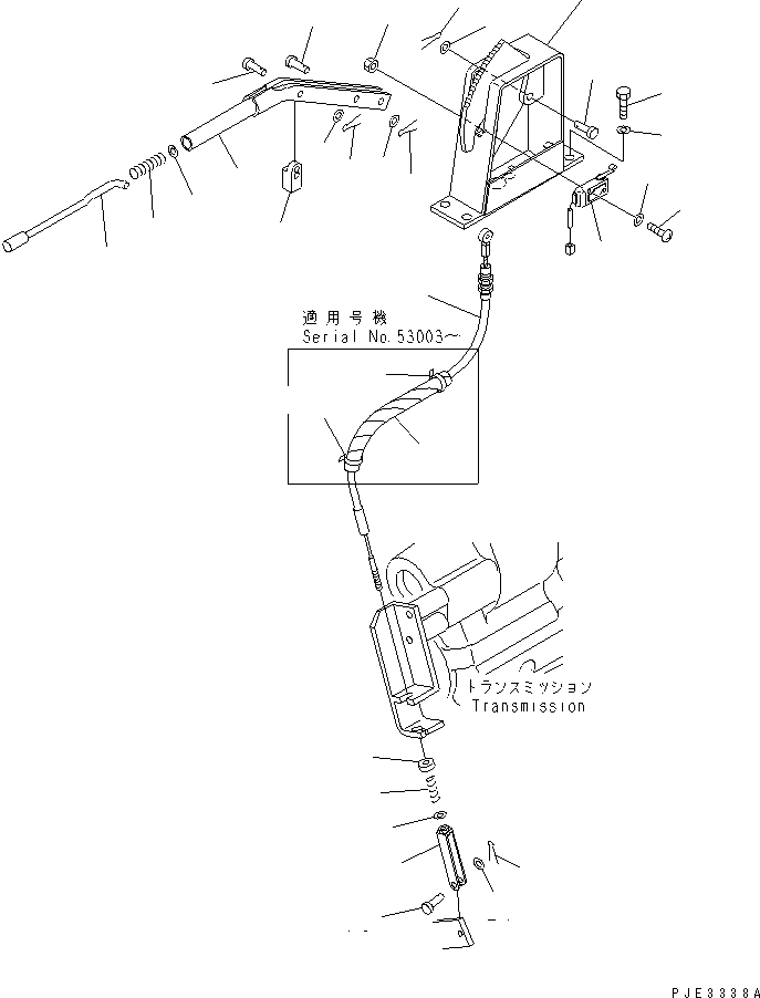 CONTROL ASS'Y,PARKING BRAKE 419-22-26100 KOMATSU