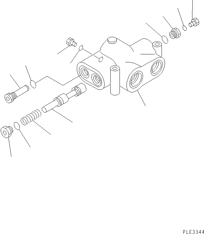 Пробка 23S-61-35330 KOMATSU