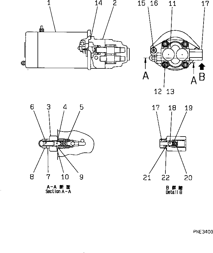 Насос в сборе 421-U44-1301 KOMATSU