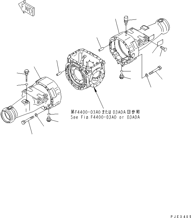 HOUSING,L.H. 419-22-23420 KOMATSU