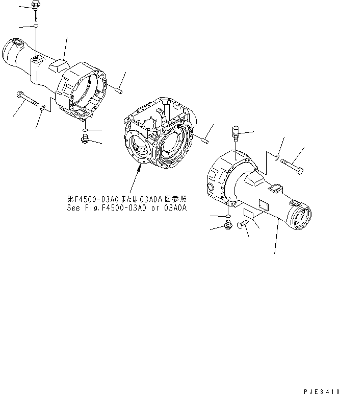 HOUSING,L.H. \3\419-23-23711 KOMATSU