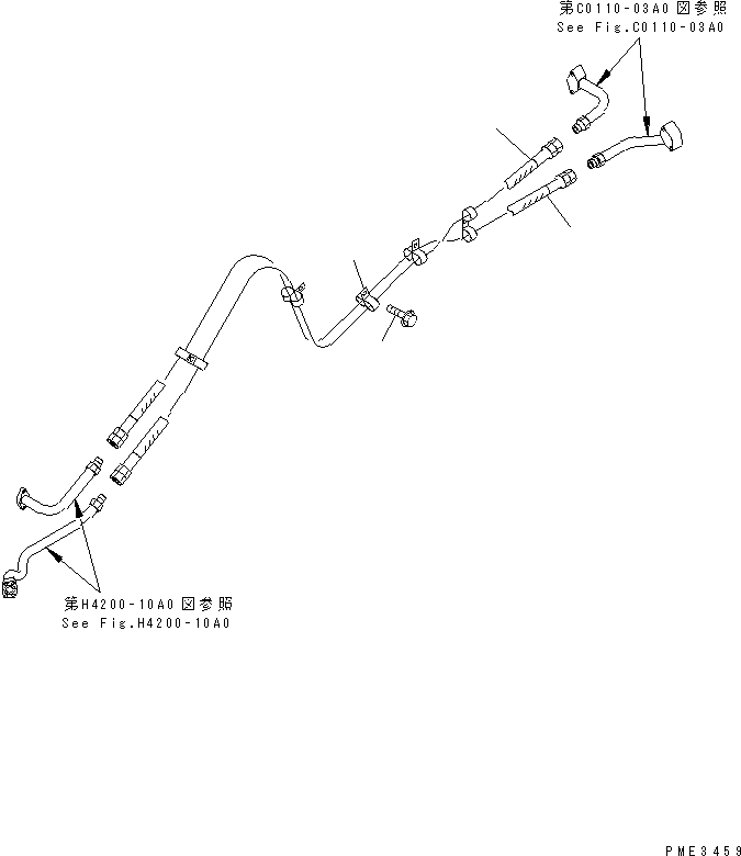 Шланг 07108-21029 KOMATSU