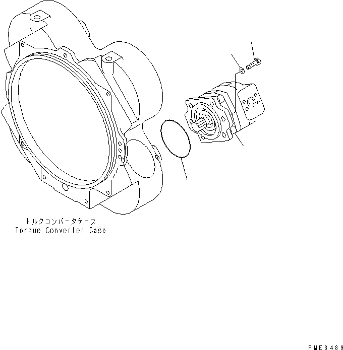 PUMP ASS'Y,(SAR(3)80+14) (705-52-31130) KOMATSU