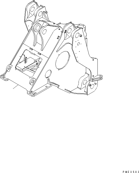 FRAME,FRONT 425-S95-4150 KOMATSU
