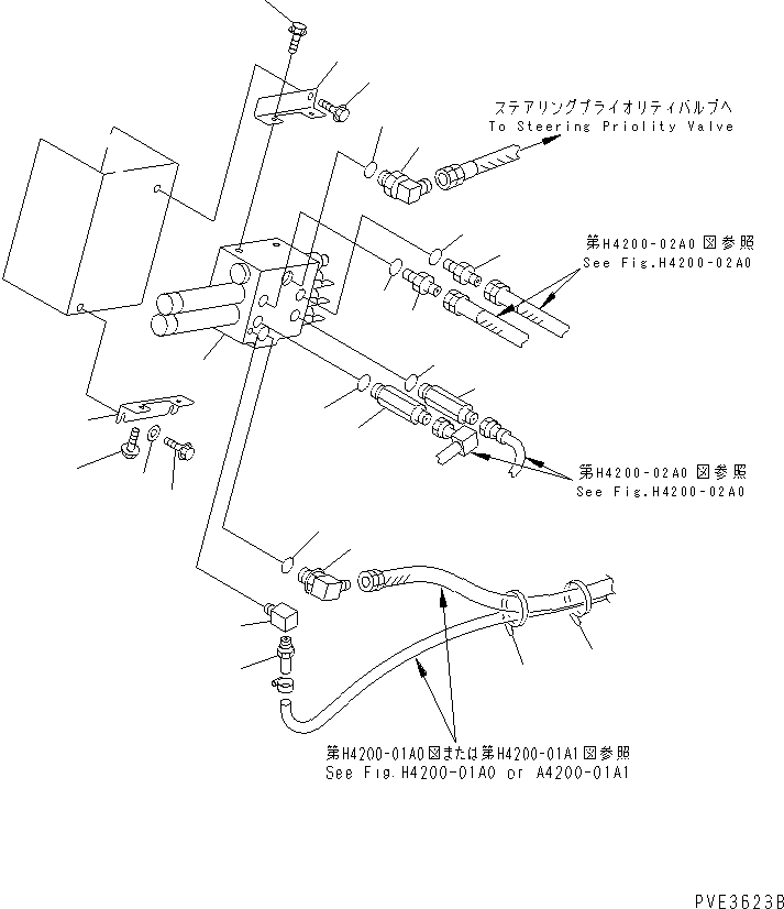 CONTROL VALVE,LOADER (\0\700-82-82002) KOMATSU