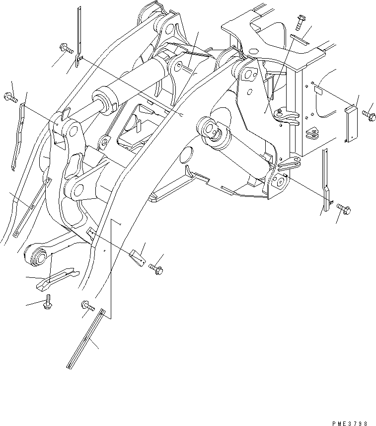 Крышка 425-S95-4710 KOMATSU