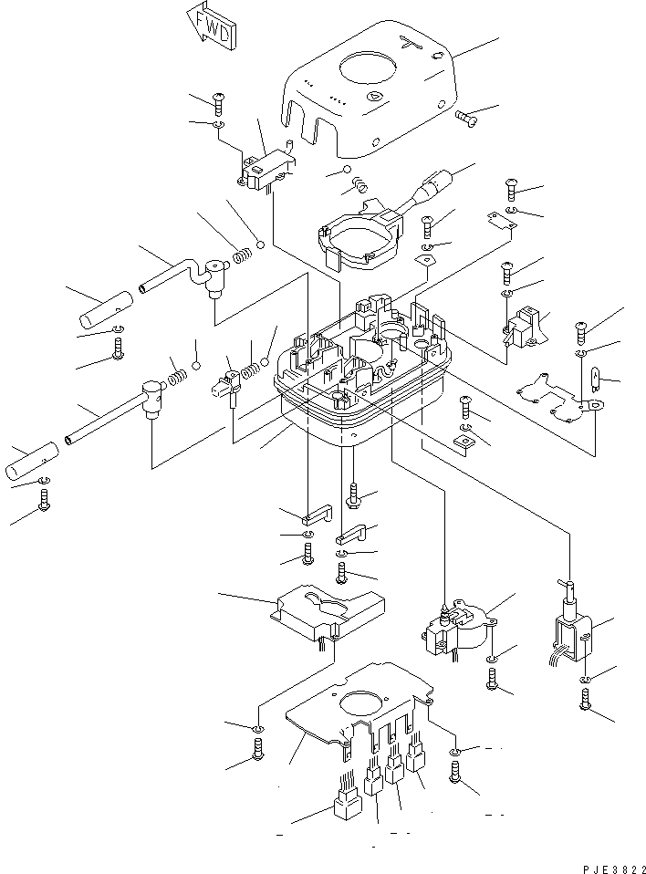 SCREW,SEE FIG. K4010-51A0 (01220-40408) KOMATSU