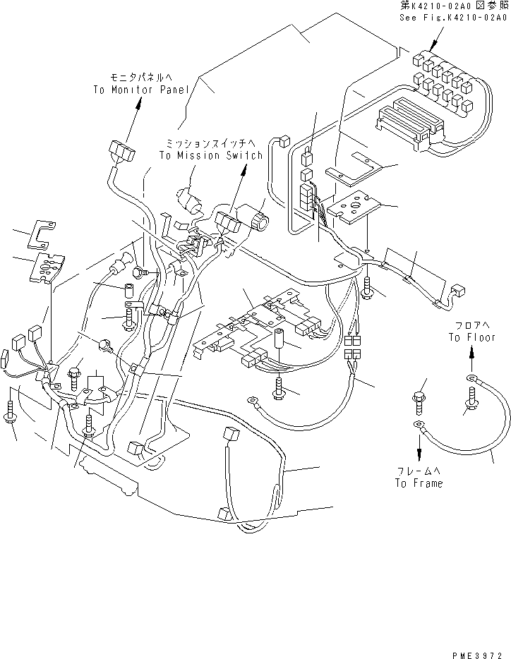Жгут проводов 418-06-22362 KOMATSU