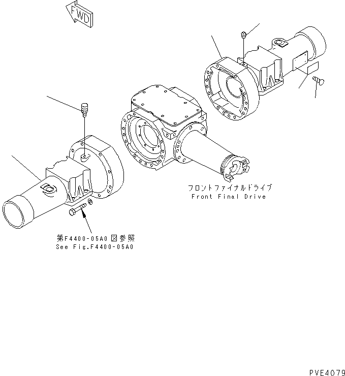 HOUSING,L.H. 415-22-23221 KOMATSU