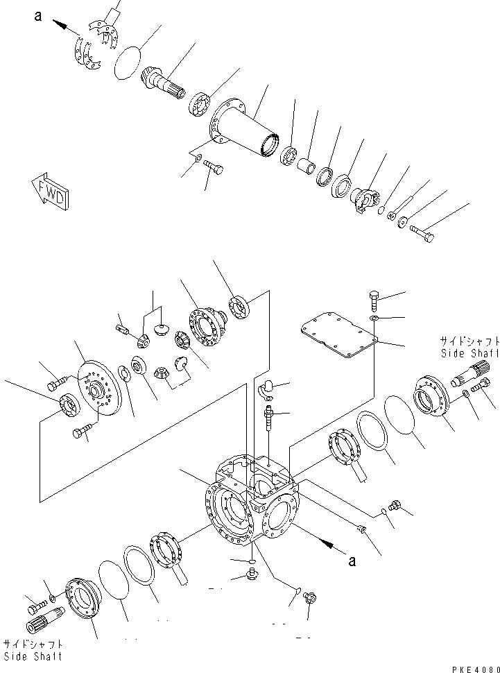 Регулировочная прокладка 0.2мм 415-22-21580 KOMATSU