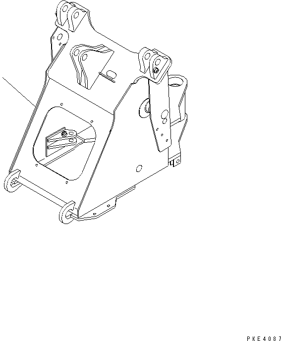 FRAME,FRONT 415-46-21300 KOMATSU