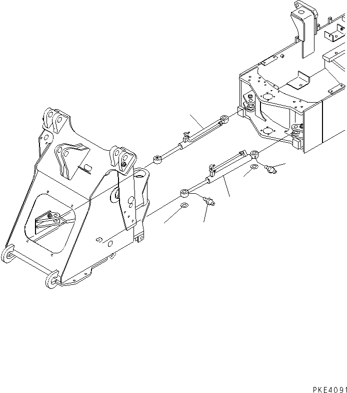 CYLINDER GROUP,R.H. (707-00-X8622) KOMATSU