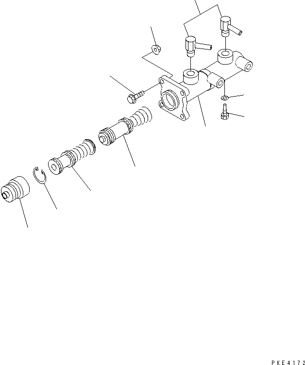 MASTER CYLINDER A. 415-43-27111 KOMATSU