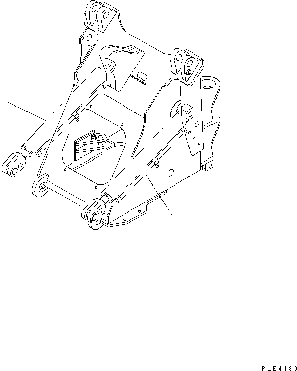 CYLINDER GROUP,LIFT (707-00-X8512) KOMATSU