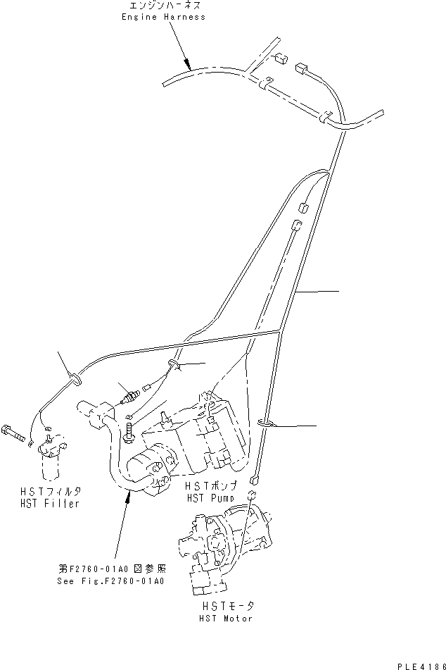 Жгут проводов 415-06-22132 KOMATSU
