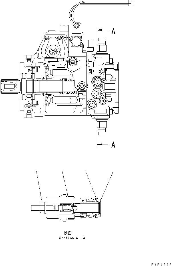 PUMP ASS'Y,VALIABLE 415-17-21101 KOMATSU