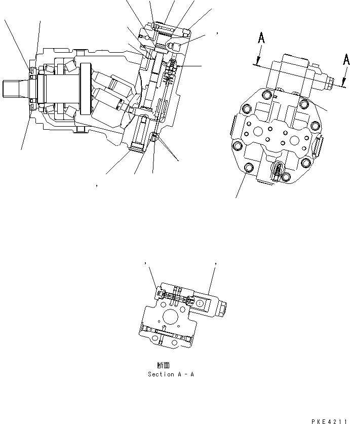 электродвигатель 415-17-22200 KOMATSU