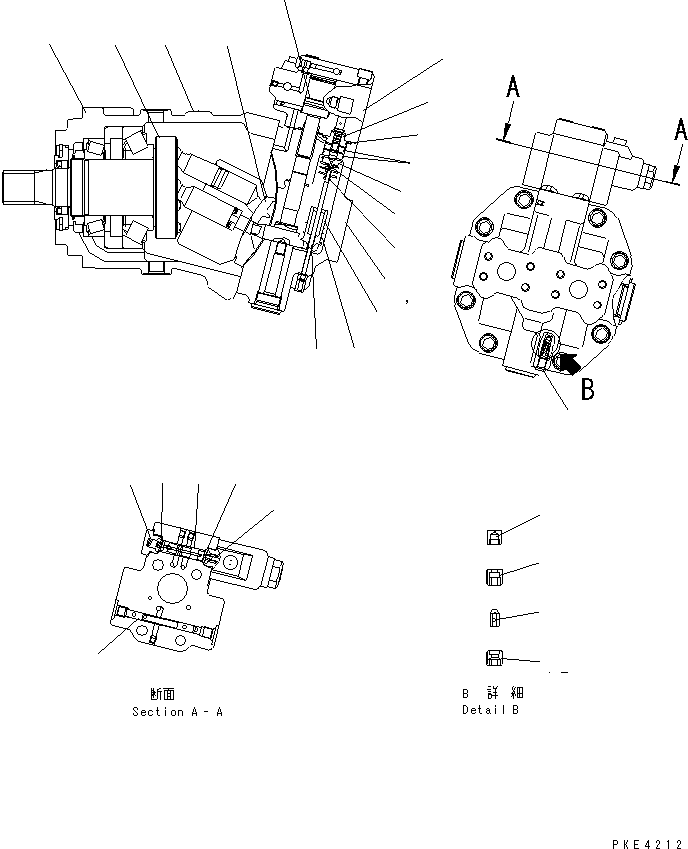 Крышка UC4100536639 KOMATSU