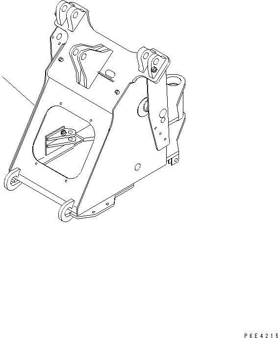 FRAME,FRONT 415-877-2182 KOMATSU