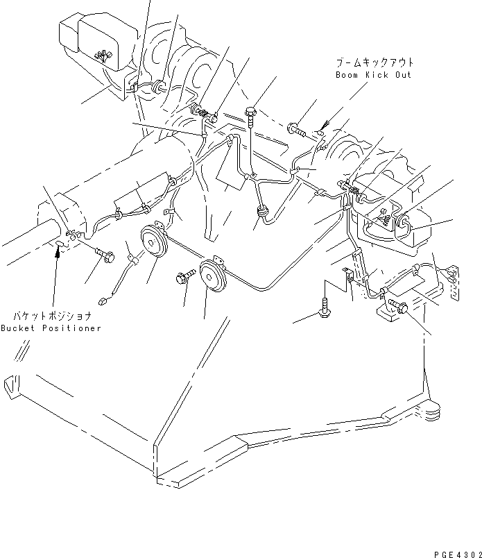 WIRING HARNESS,FRONT LAMP 421-06-22650 KOMATSU