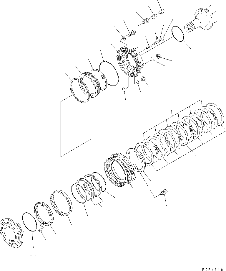 GEAR,R.H. 421-33-22240 KOMATSU