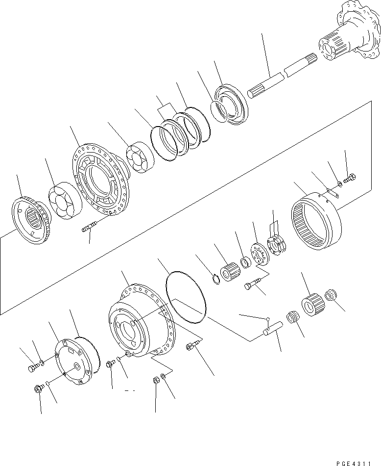 Фиксатор 421-22-26140 KOMATSU