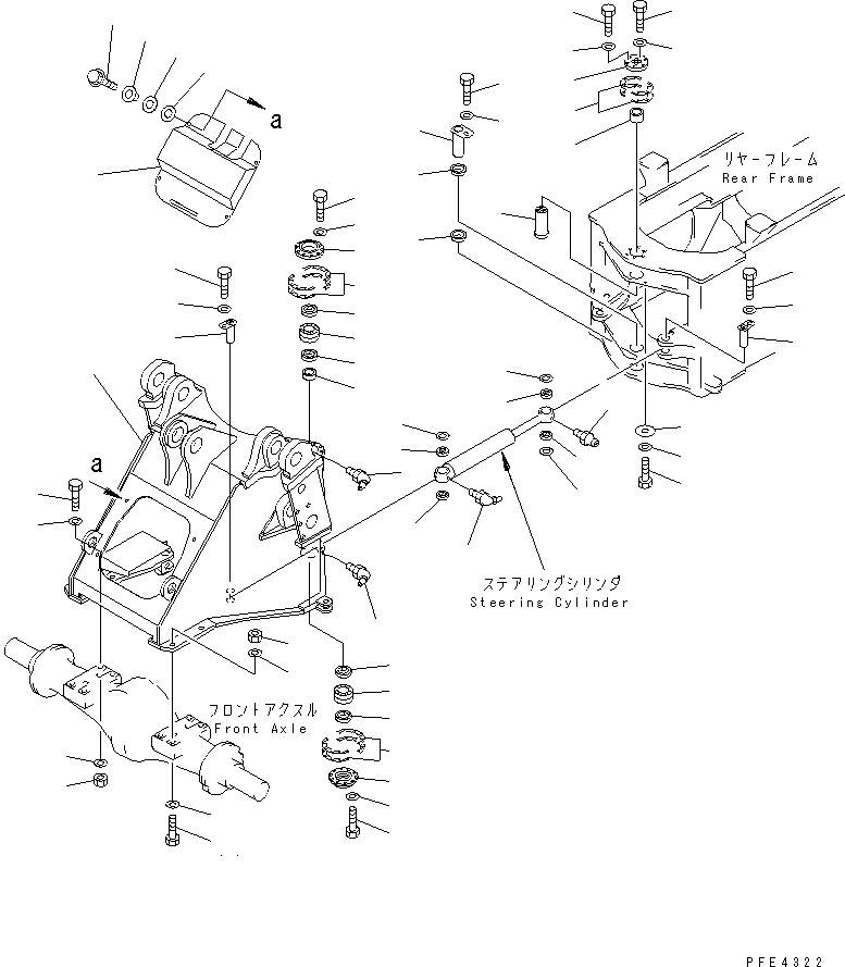 FRAME,FRONT 421-U44-2921 KOMATSU