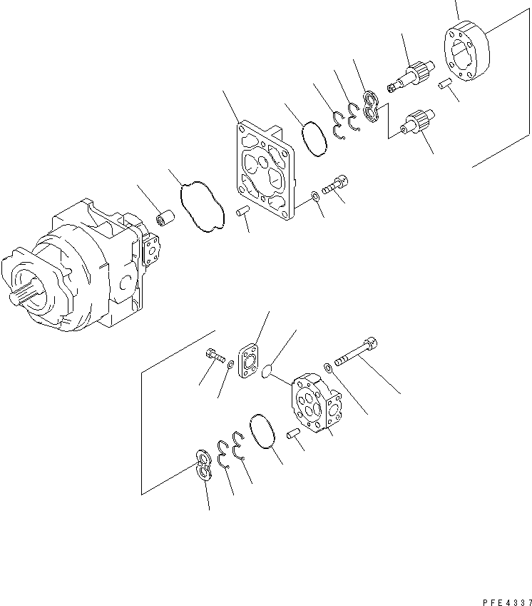 PUMP ASS'Y,(SAR25) 705-12-28640 KOMATSU