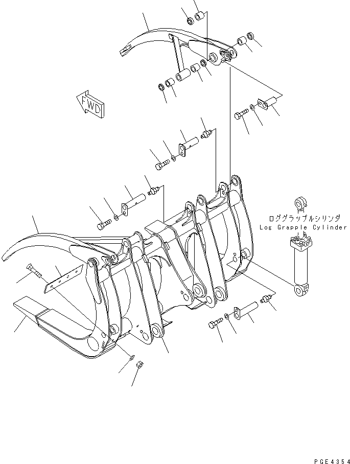 ARM ASS'Y,R.H. 421-880-1050 KOMATSU