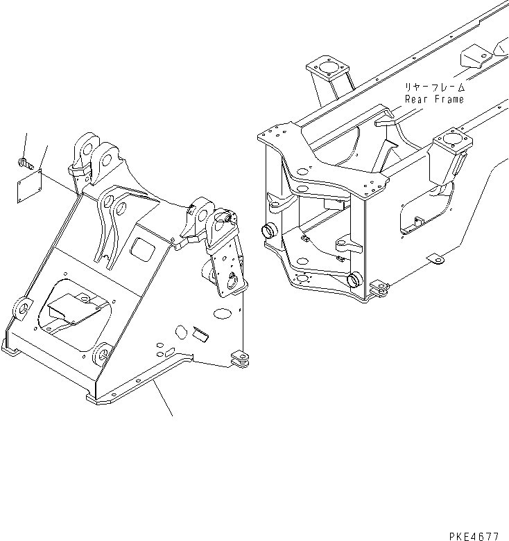 FRAME,FRONT 419-46-21402 KOMATSU