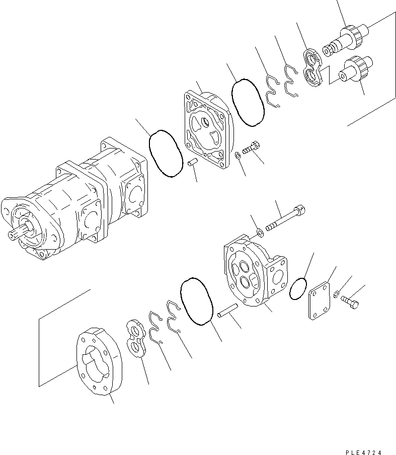 Кронштейн (\7\705-17-02250) KOMATSU