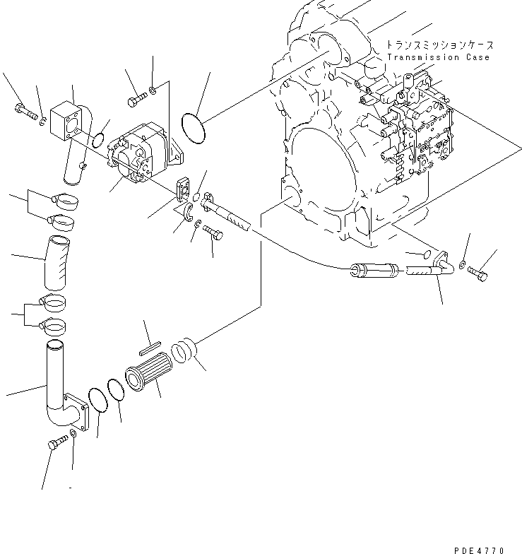 PUMP ASS'Y,(SEE FIG.Y1600-01A0) (SAR100) (705-22-40070) KOMATSU