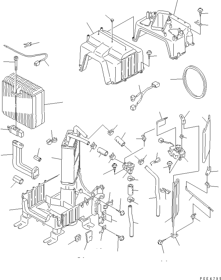 AIR CONDITIONER KIT (425-07-21102) KOMATSU