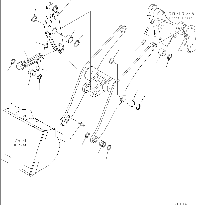 LIFT ARM ASS'Y 423-877-2180 KOMATSU
