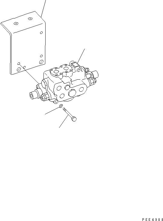 VALVE ASS'Y,STEERING DEMAND (421-64-25302) KOMATSU