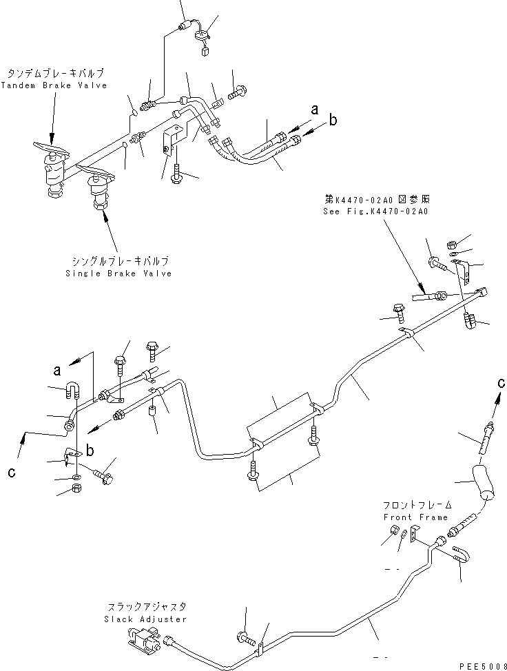 Трубка 421-43-27611 KOMATSU