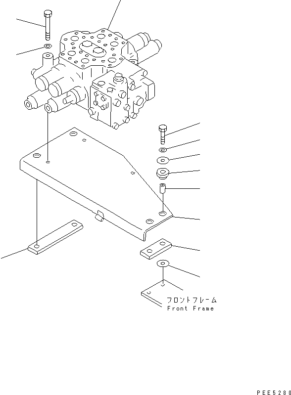 Управляющий клапан (700-92-32000) KOMATSU