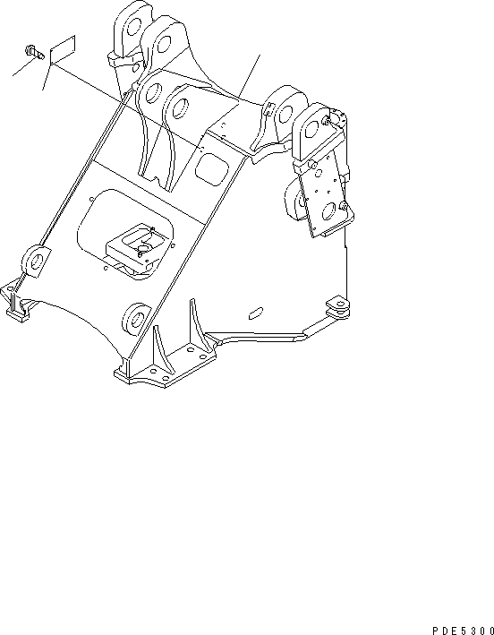 FRAME ASS'Y,FRONT 423-S95-2973 KOMATSU