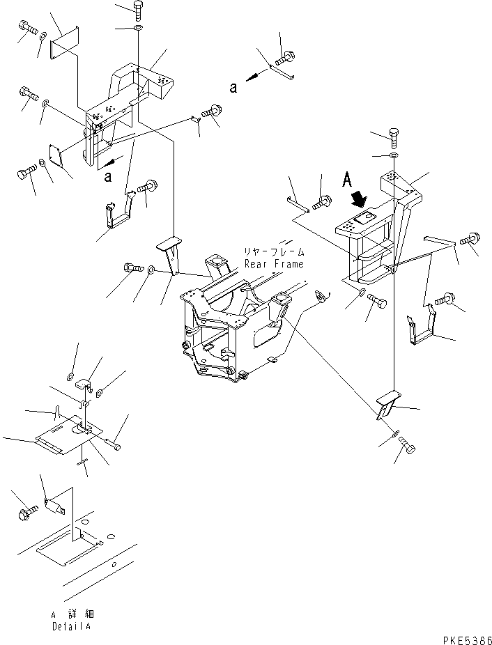 FLOOR,R.H. 419-54-24672 KOMATSU