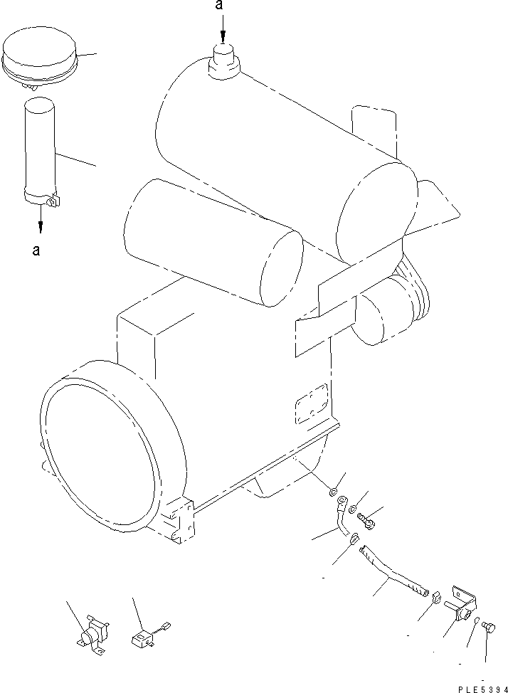 OIL DRAIN ASS'Y 417-01-22200 KOMATSU
