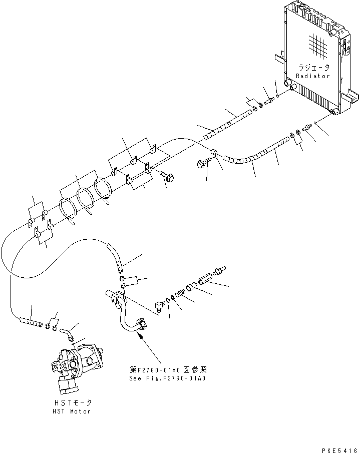 Шланг 416-18-21522 KOMATSU