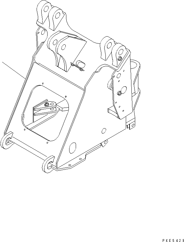 FRAME,FRONT 416-46-21901 KOMATSU
