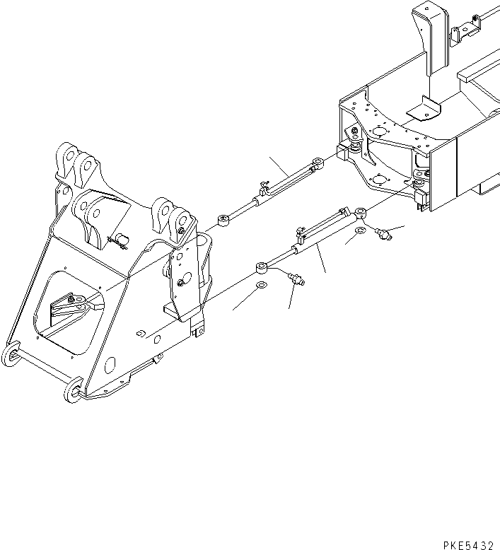 CYLINDER GROUP,L.H. (707-00-X3301) KOMATSU