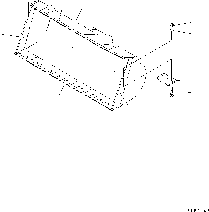 Ковш 419-T70-2410 KOMATSU