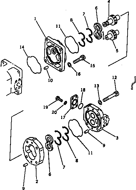 PUMP ASS'Y,(SAR12) \0\705-34-22530 KOMATSU