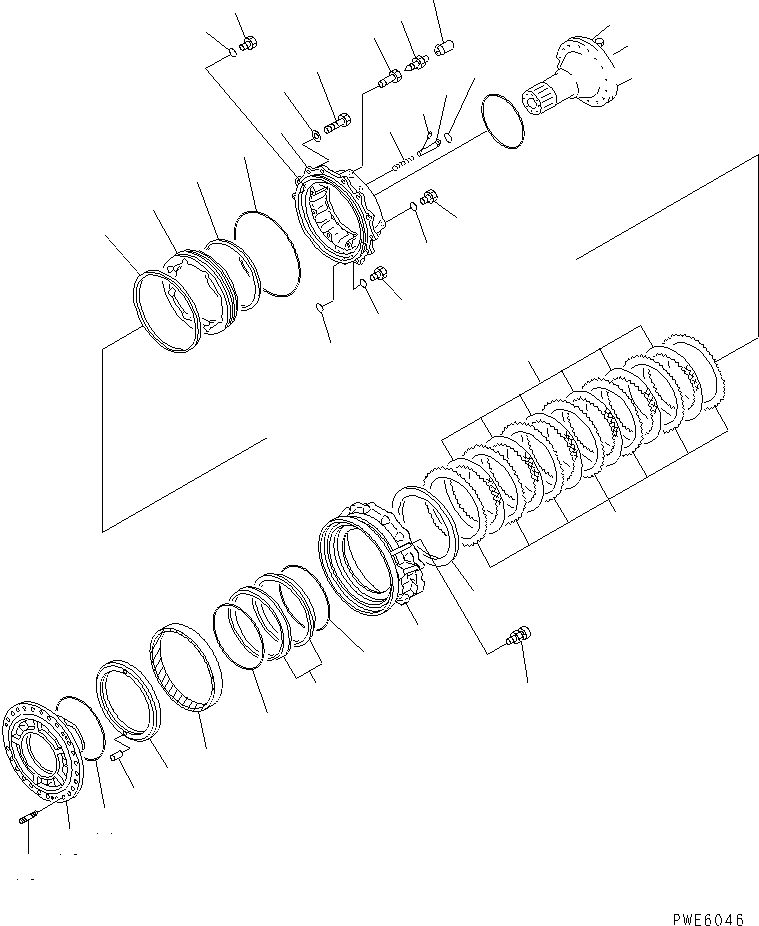 CYLINDER,R.H. 421-33-22140 KOMATSU