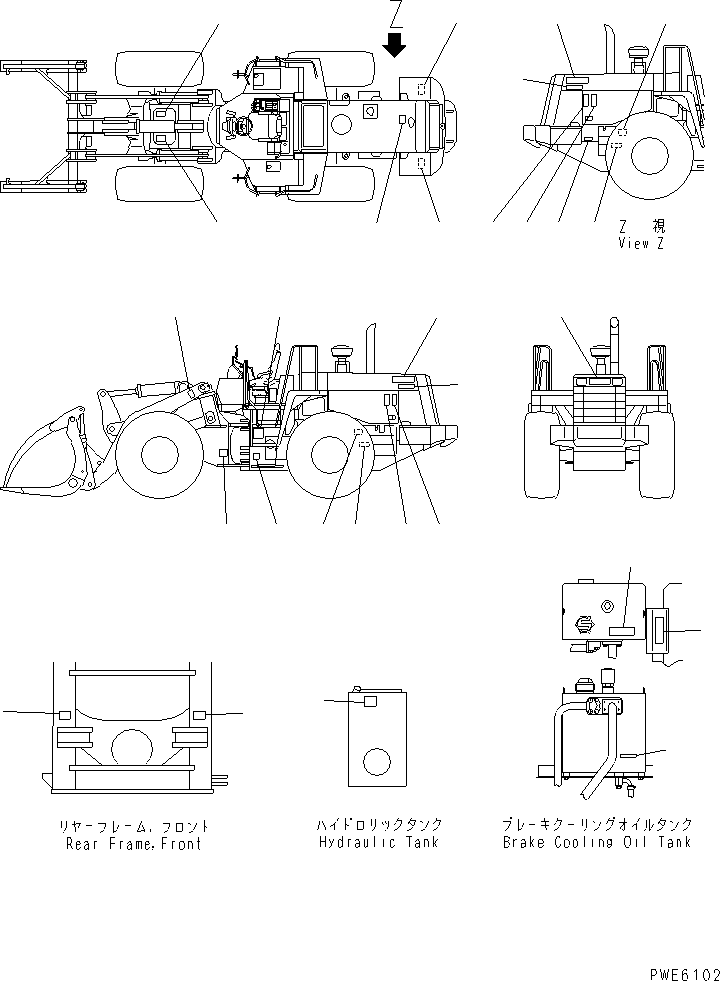 Табличка смазки 421-V29-2111 KOMATSU