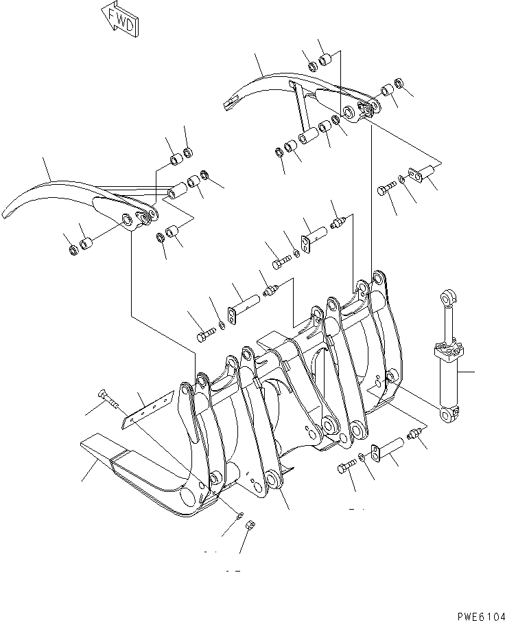 HOOK (WELDED) 425-880-1210 KOMATSU